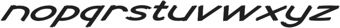 Cent City Extra-expanded Italic otf (400) Font LOWERCASE