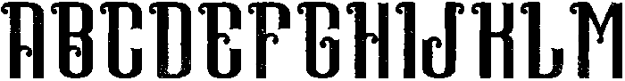 CentennialFont Aged otf (400) Font UPPERCASE