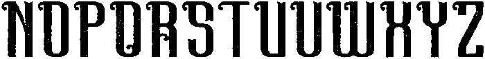 CentennialFont Aged otf (400) Font UPPERCASE