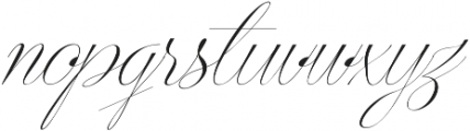 Centeria Script Thin Slanted ttf (100) Font LOWERCASE