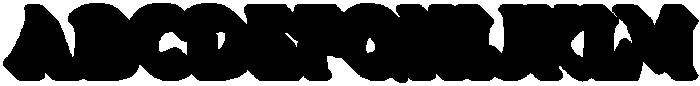 Centrio Typeface Extrude-Reg otf (400) Font UPPERCASE