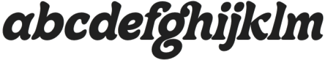 Centrio Typeface Italic otf (400) Font LOWERCASE