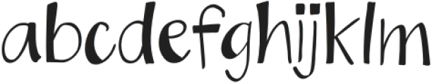 Cenutest Regular otf (400) Font LOWERCASE