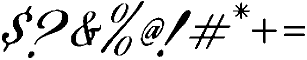 Cenville Regular ttf (400) Font OTHER CHARS