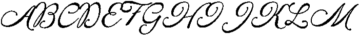 Cenville Regular ttf (400) Font UPPERCASE