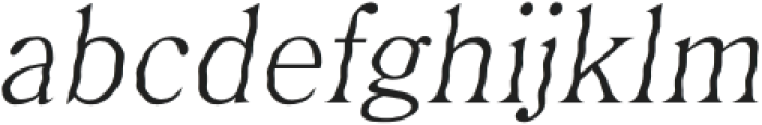 Ceramic Font Italic otf (400) Font LOWERCASE