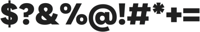 Ceramon Extra Bold otf (700) Font OTHER CHARS