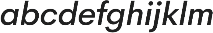 Cerebri Sans Medium Italic ttf (500) Font LOWERCASE