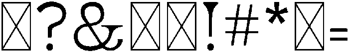Ceremony Regular otf (400) Font OTHER CHARS