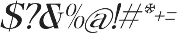 Cerlog Italic otf (400) Font OTHER CHARS