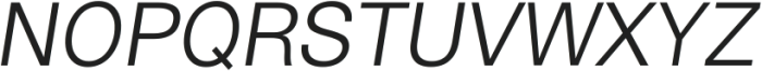 Cern Italic ttf (400) Font UPPERCASE