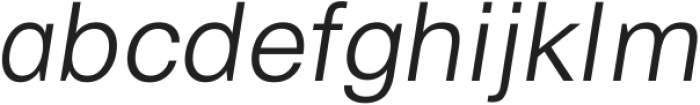 Cern Italic ttf (400) Font LOWERCASE