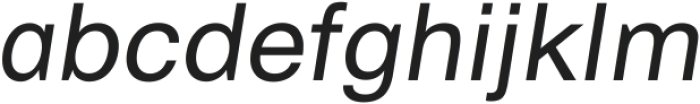 Cern Medium Italic ttf (500) Font LOWERCASE