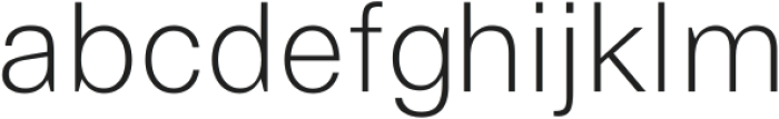 Cern UltraLight ttf (300) Font LOWERCASE