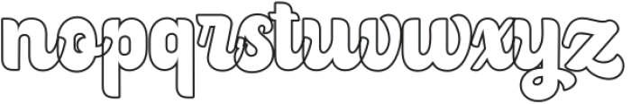 Certain Vintage Outline otf (400) Font LOWERCASE