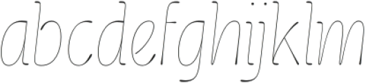 Cerulya CF Bold Italic otf (700) Font LOWERCASE