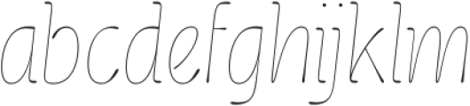 Cerulya CF Heavy Italic otf (800) Font LOWERCASE