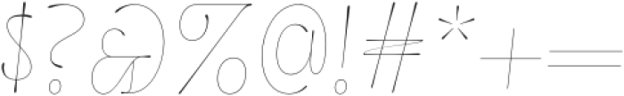 Cerulya CF Regular Italic otf (400) Font OTHER CHARS