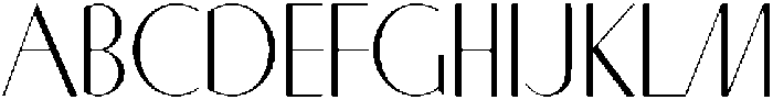 Cest Chic Sans Bold otf (700) Font UPPERCASE