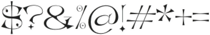 Cethik-Regular otf (400) Font OTHER CHARS
