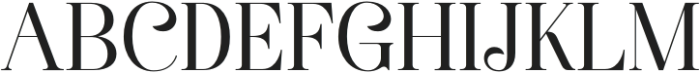 Cevigra Regular otf (400) Font UPPERCASE