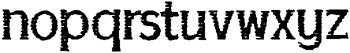 Cewa ttf (400) Font LOWERCASE