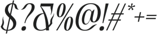 Ceyla Italic otf (400) Font OTHER CHARS