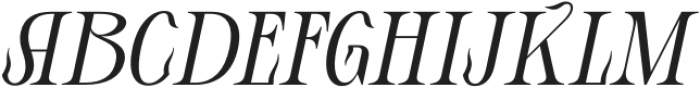 Ceyla Italic otf (400) Font UPPERCASE