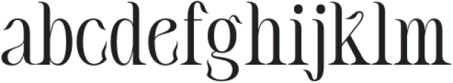 Ceyla Regular otf (400) Font LOWERCASE