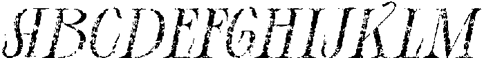Ceyla Stamp Italic otf (400) Font UPPERCASE
