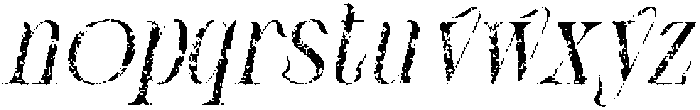 Ceyla Stamp Italic otf (400) Font LOWERCASE