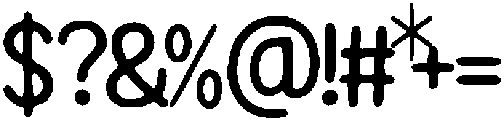 Cezabo ttf (400) Font OTHER CHARS
