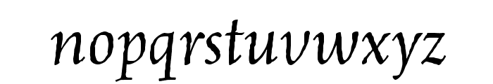 CelestiaAntiquaStd-Italic Font LOWERCASE