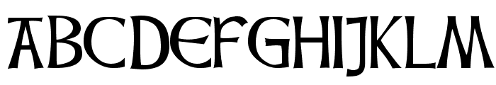 Celtic Hand Font UPPERCASE
