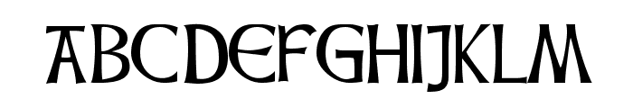 Celtic Hand Font LOWERCASE