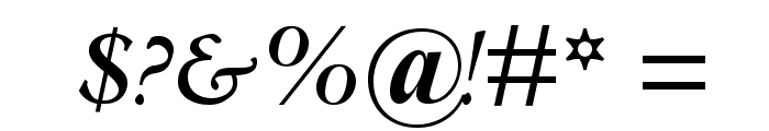 CentaurMTStd-BoldItalic Font OTHER CHARS