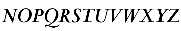 CentaurMTStd-BoldItalic Font UPPERCASE