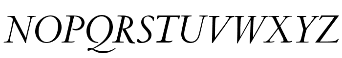 CentaurMTStd-Italic Font UPPERCASE