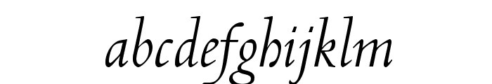 CentaurMTStd-Italic Font LOWERCASE
