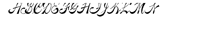 Centennial Script Font UPPERCASE