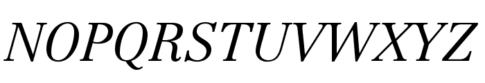CentennialLTStd-LightItalic Font UPPERCASE