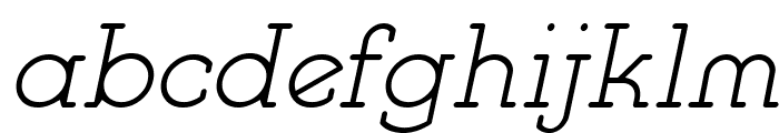CenterfieldItalic Font LOWERCASE