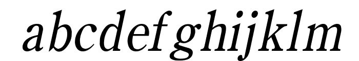 Cento Condensed Italic Font LOWERCASE