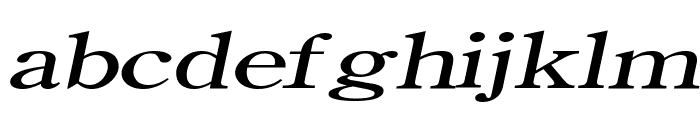 Cento Extended Italic Font LOWERCASE