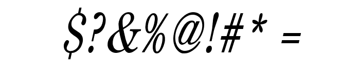 Cento Thin Italic Font OTHER CHARS