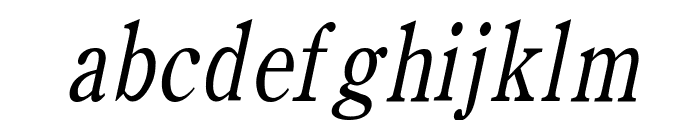 Cento Thin Italic Font LOWERCASE