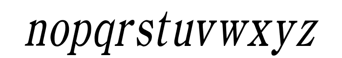 Cento Thin Italic Font LOWERCASE