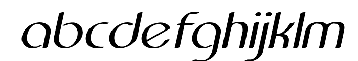 Centro-BoldItalic Font LOWERCASE