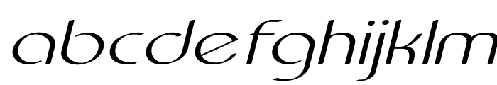 Centro-ExpandedItalic Font LOWERCASE