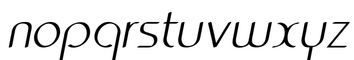 Centro-Italic Font LOWERCASE